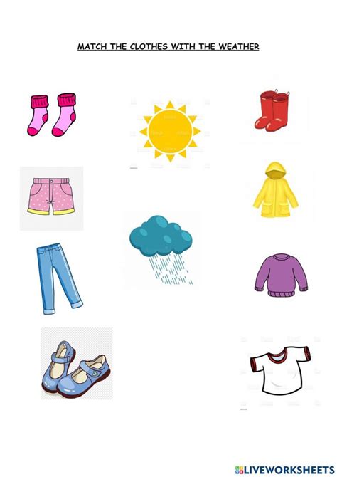 An Image Of Clothes With The Weather On Them