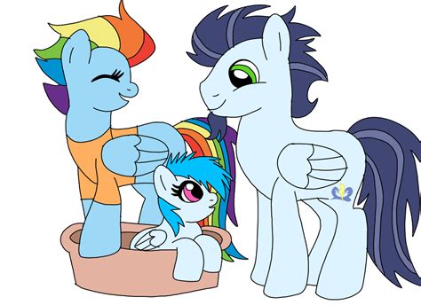 3292900 Safe Artist Dasher666 Rainbow Dash Soarin Oc Oc River