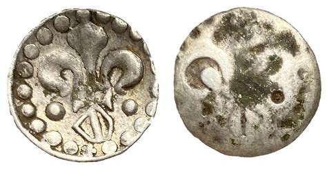 VAuctions German States Strassbourg 15th Century Silver Denar