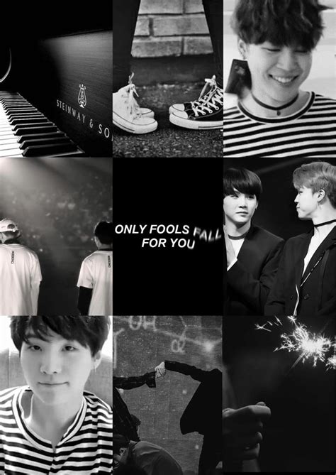 BTS Black Aesthetic Wallpaper