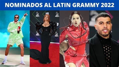 Lista De Nominados Latin Grammy 2022 ¿cómo Ver La Fecha Y Hora De Los