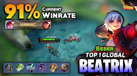 91 Winrate Maniac Beatrix Offlane Gameplay [ Top 1 Global Beatrix