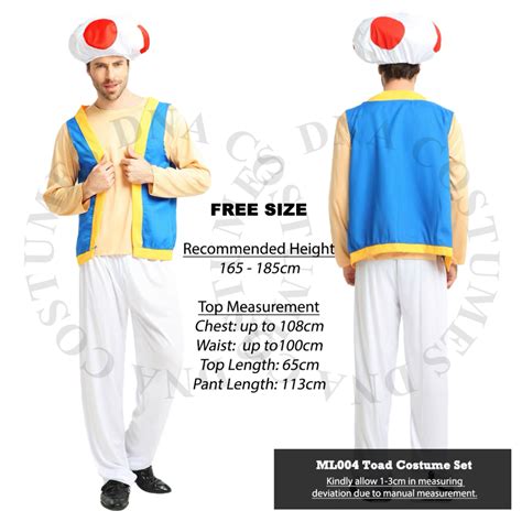 Rent Super Mario Toad Costume Singapore