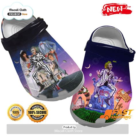 NEW Beetlejuice Movie Crocs Macall Cloth Store Destination For