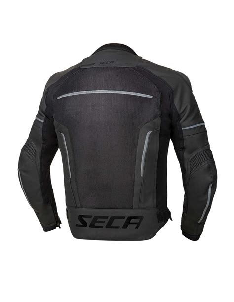 Kurtka skórzana sportowa letnia SECA HOOLIGAN AIR BLACK sklep motocyklowy