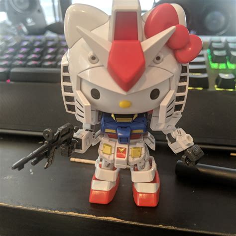 Wife Loves Hello Kitty I Love Gundam It Was A No Brainer To Get This