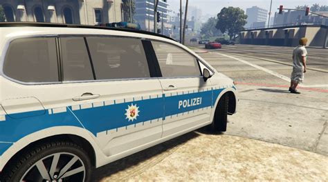 Vw Touran Polizei Rlp Skin Gta Mods