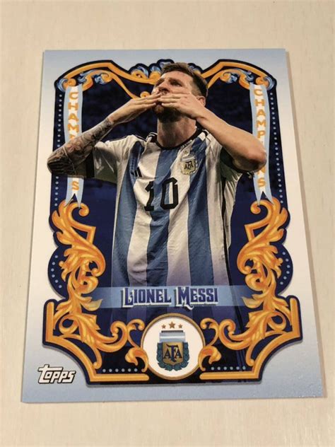 Yahoo オークション 2023 Topps Argentina Fileteado Lionel Messi C