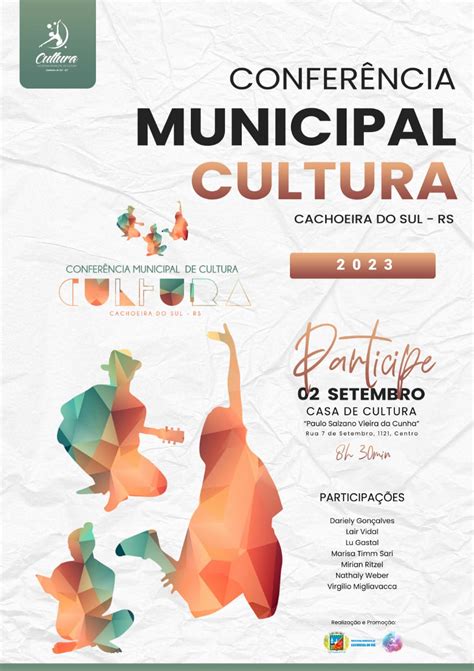 4ª Conferência Municipal De Cultura Será Em Setembro