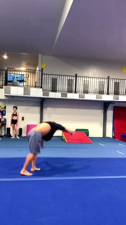 Tumbling Gymnastics Backhandspring Double Twist Shorts Youtube