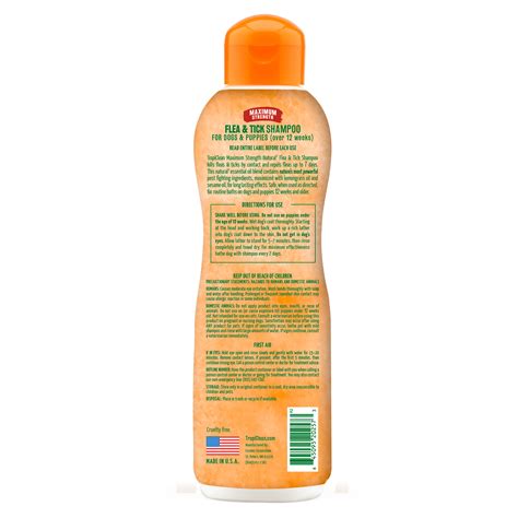 Flea & Tick Maximum Strength Shampoo for Dogs - Tropiclean