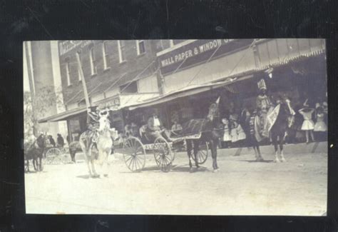 Real Photo Temple Texas Downtown Street Scene Parade Postcard Copy Ebay