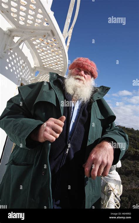 Point Hicks lighthouse keeper. Croajingolong National Park, Victoria ...