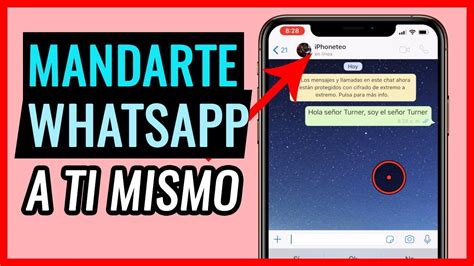 WHATSAPP ENVIAR MENSAJE A UNO MISMO YouTube