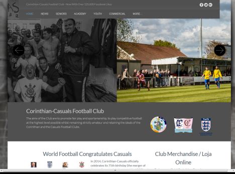 Corinthian-Casuals | Club Information | Football Web Pages