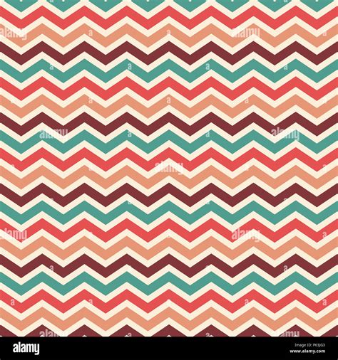 Peach Chevron Background