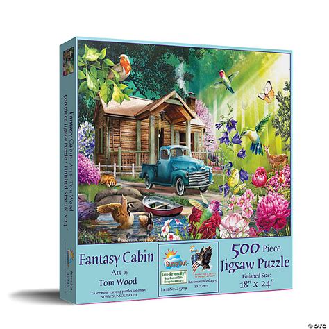 Sunsout Fantasy Cabin Pc Jigsaw Puzzle Oriental Trading