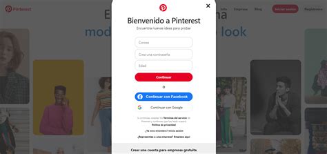 Cómo crear una cuenta de Pinterest en 4 sencillos pasos Crear Cuenta