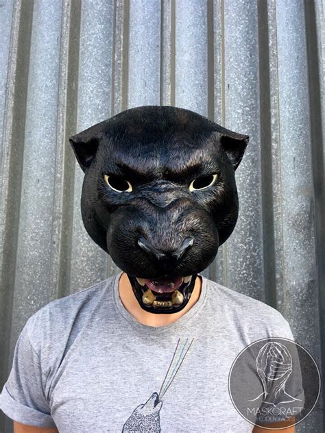 Black Panther mask by Maskcraft | Etsy