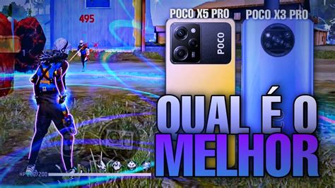 QUAL É O MELHOR CELULAR PARA JOGOS POCO X5 PRO OU POCO X3 PRO