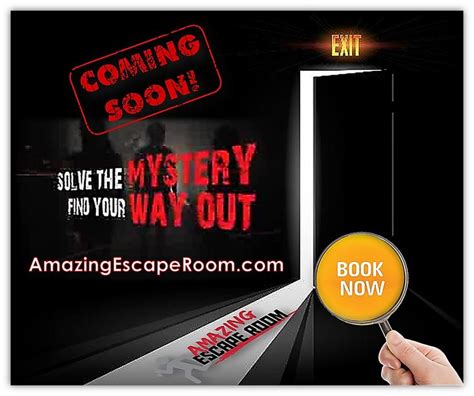 Solve the mystery to find your way out! #EscapeRoom #Atlanta ...