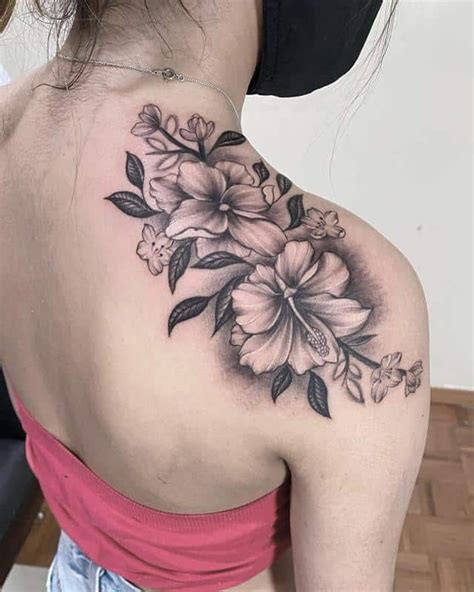 Flower Tattoo On Shoulder Ideas And The Meanings Behind Them