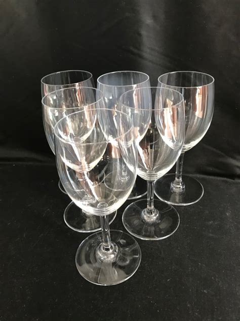 Baccarat Bicchieri per il vino 6 Art Déco Cristallo Catawiki