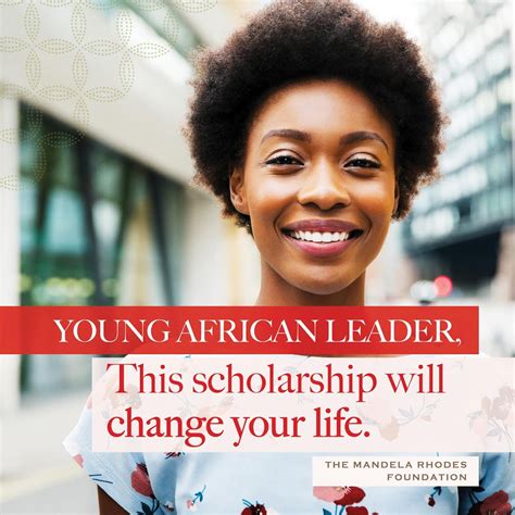 2021 Mandela Rhodes Foundation Pg Scholarship Young African Leaders