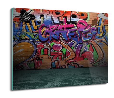 Szklana Os Ona Kuchenna Mur Graffiti Napisy X Artprintcave