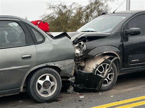 Tres autos que volvían de disfrutar la nieve de Los Berros, chocaron en ...