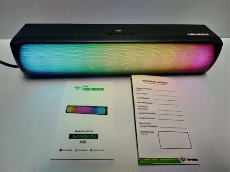 Review NYK Nemesis Siren X30 Soundbar Stereo RGB Dengan Harga