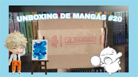 UNBOXING DE MANGÁS 20 unboxing da panini YouTube