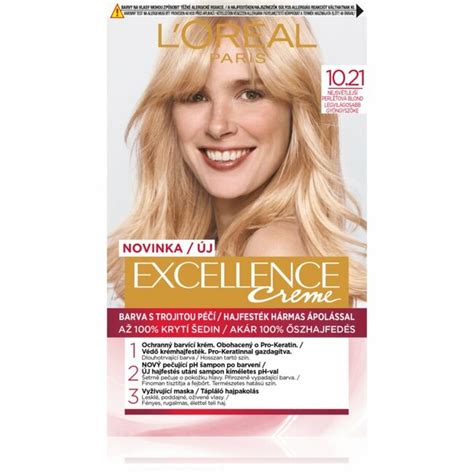 Lor Al Paris Excellence Creme Boja Za Kosu Nijansa Very Light Pearl Blonde Kom
