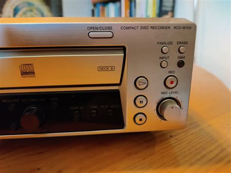 Sony Rcd W Compact Disc Player And Recorder Ebay