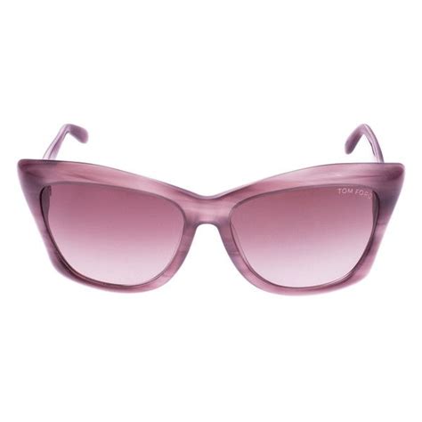 Tom Ford Women S Lana Tf280 83z Purple Cat Eye Sunglasses Cat Eye Sunglasses Oversized Cat