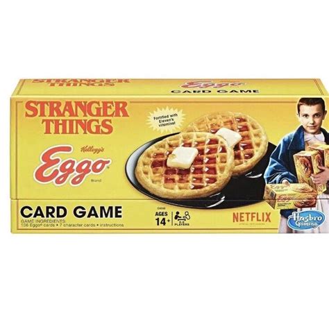 Stranger Things Kelloggs Eggo Card Game New Sealed Sold Out Target