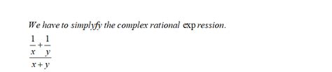 Answered Simplify Complex Rational Expression Bartleby