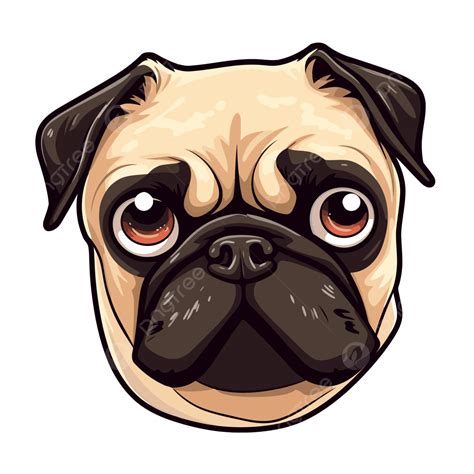 Pug Face Svg Dog Svg Cut File Pug Png Svg File For Cricut Etsy Images