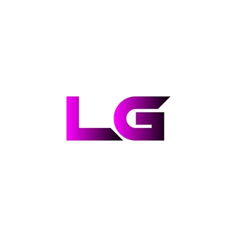 Premium Vector Lg Letter Logo Design