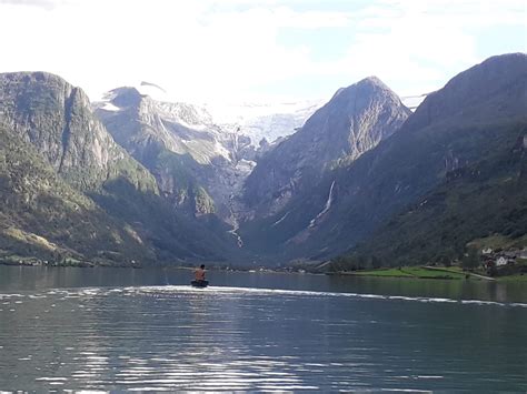 Fjord & glacier in Norway : r/europe