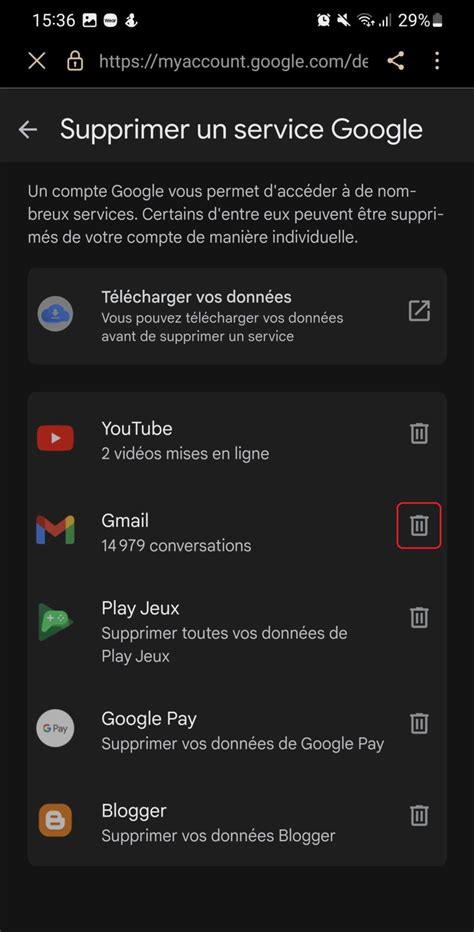 Gmail Comment Supprimer Définitivement Une Adresse Mail