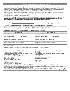 Fillable Online 001 RoundPoint Forms Uniform Borrower Assistance Fax