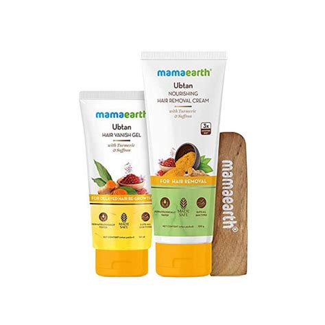 Zala Bt Mamaearth Ubtan Nourishing Hair Removal Kit Turmeric And