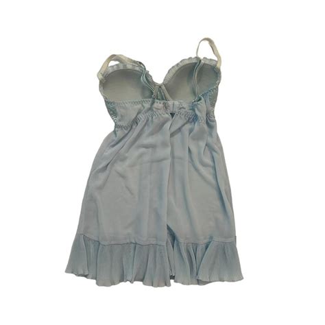 Y2k Baby Blue Babydoll Lingerie Amazing Vintage Depop