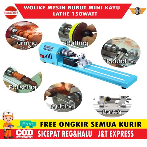 Jual Mesin Bubut Kayu Mini Khusus Kayu Alat Pertukangan Kayu DIY