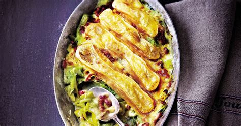 Recette Tartiflette De Poireaux Poireauflette Marie Claire