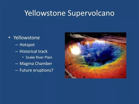 Ppt Yellowstone Supervolcano Powerpoint Presentation Free Download