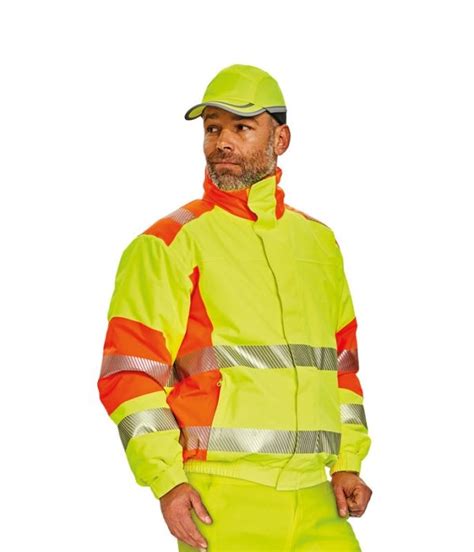 Geaca De Iarna Reflectorizanta Trila Hi Vis Galben Neon Portocaliu