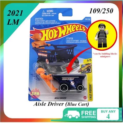 飛行屋 全新品 Hot Wheels 風火輪小汽車 合金車 特殊造型車 AISLE DRIVER 小橘人手推車 蝦皮購物