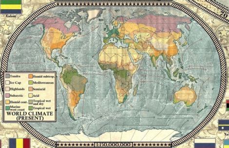 Incredible map reveals how world looked during the ice age | Daily Mail ...